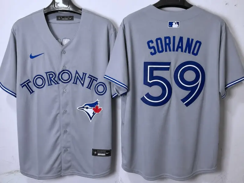 TORONTO BLUE JAYS JOSE SORIANO GREY JERSEY
