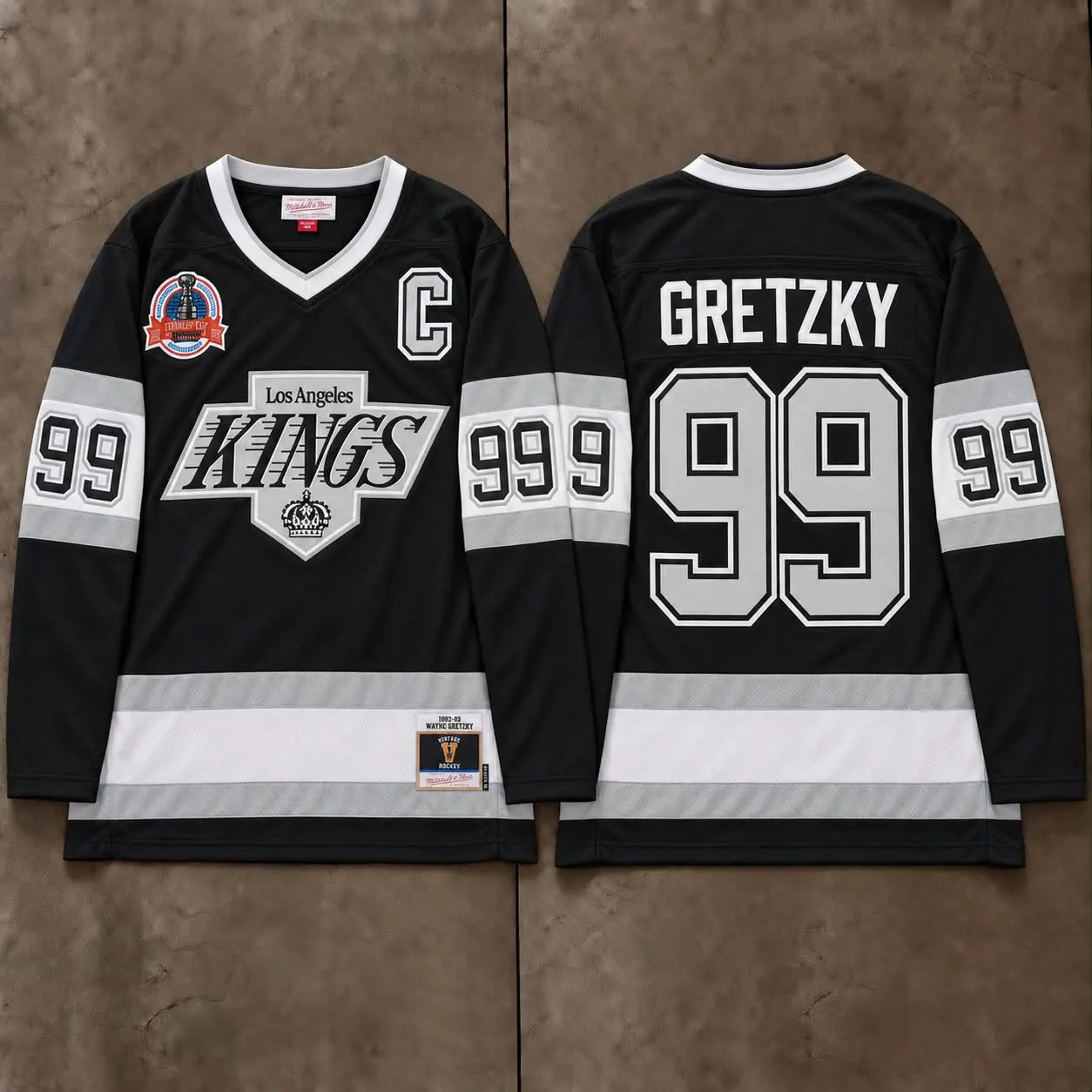 LA KINGS WAYNE GRETZKY BLACK JERSEY