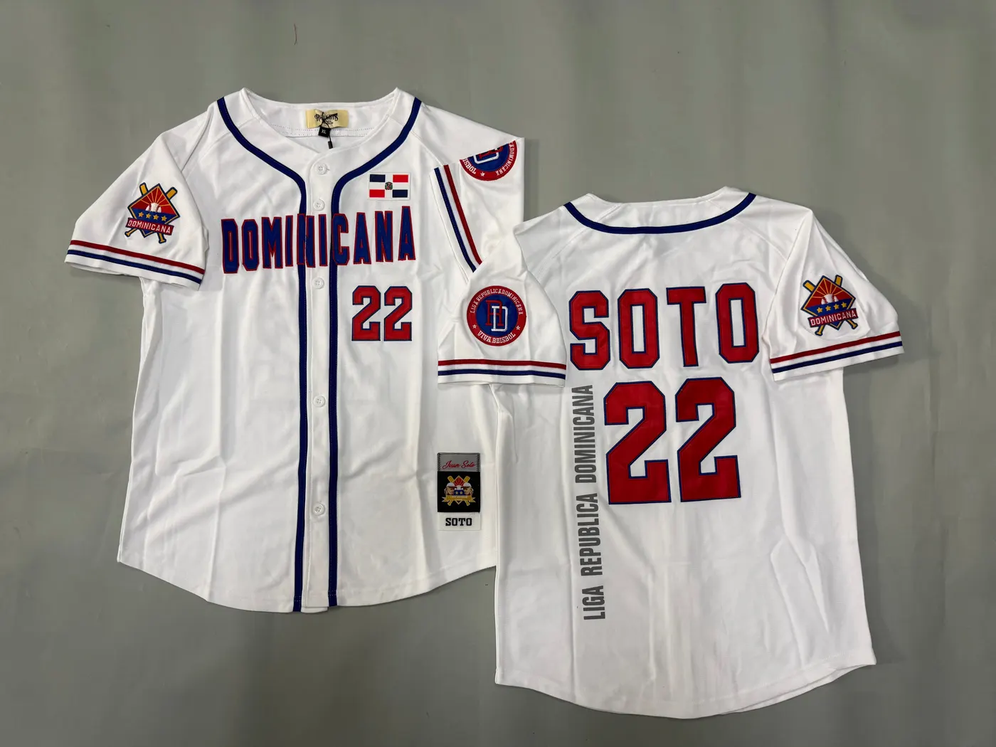DOMINICAN REPUBLIC JUAN SOTO WHITE JERSEY