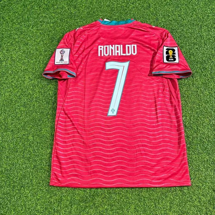 2026 World Cup Cristiano Ronaldo Team Portugal Red Jersey