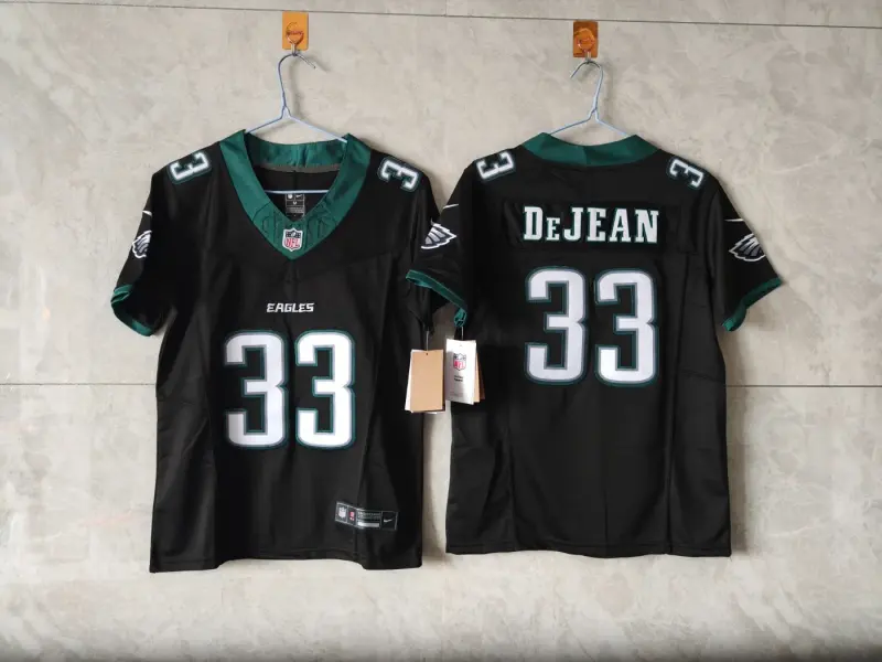 PHILADELPHIA EAGLES COOPER DEJEAN BLACK JERSEY