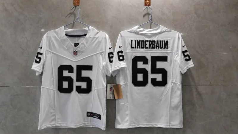 LAS VEGAS RAIDERS TYLER WINDERBAUM WHITE JERSEY