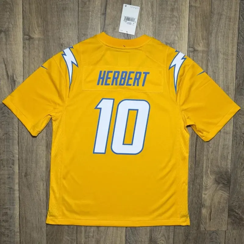 Los Angeles Chargers Justin Herbert Light Yellow Jersey