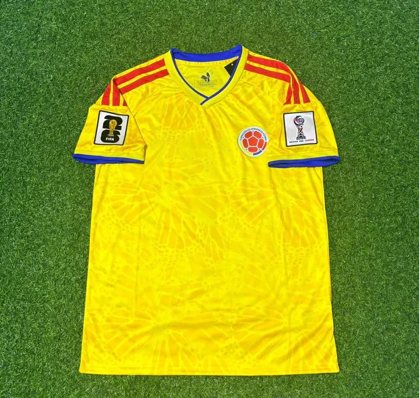 2026 WORLD CUP TEAM COLOMBIA YELLOW JERSEY