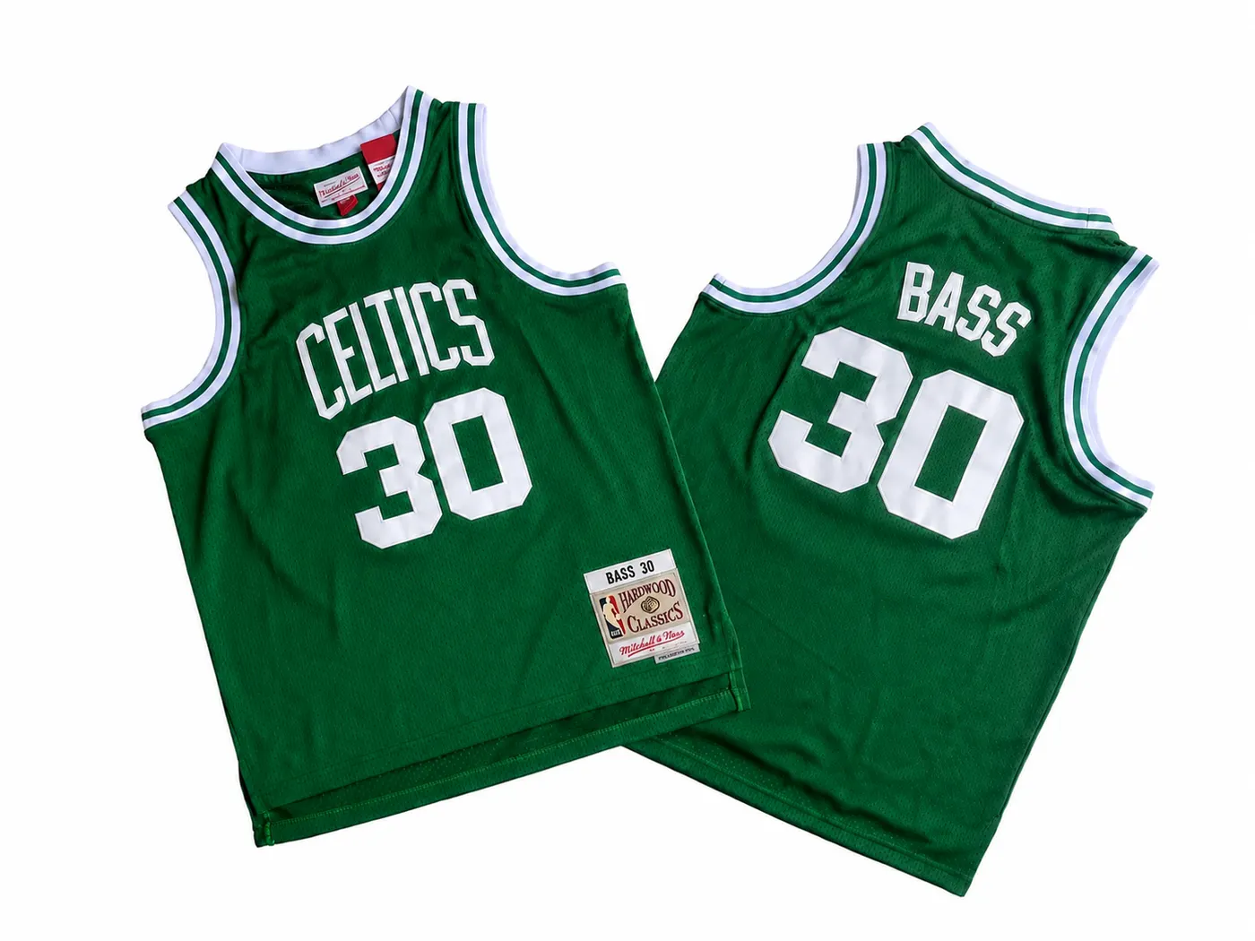 BOSTON CELTICS BRANDON BASS GREEN VINTAGE JERSEY