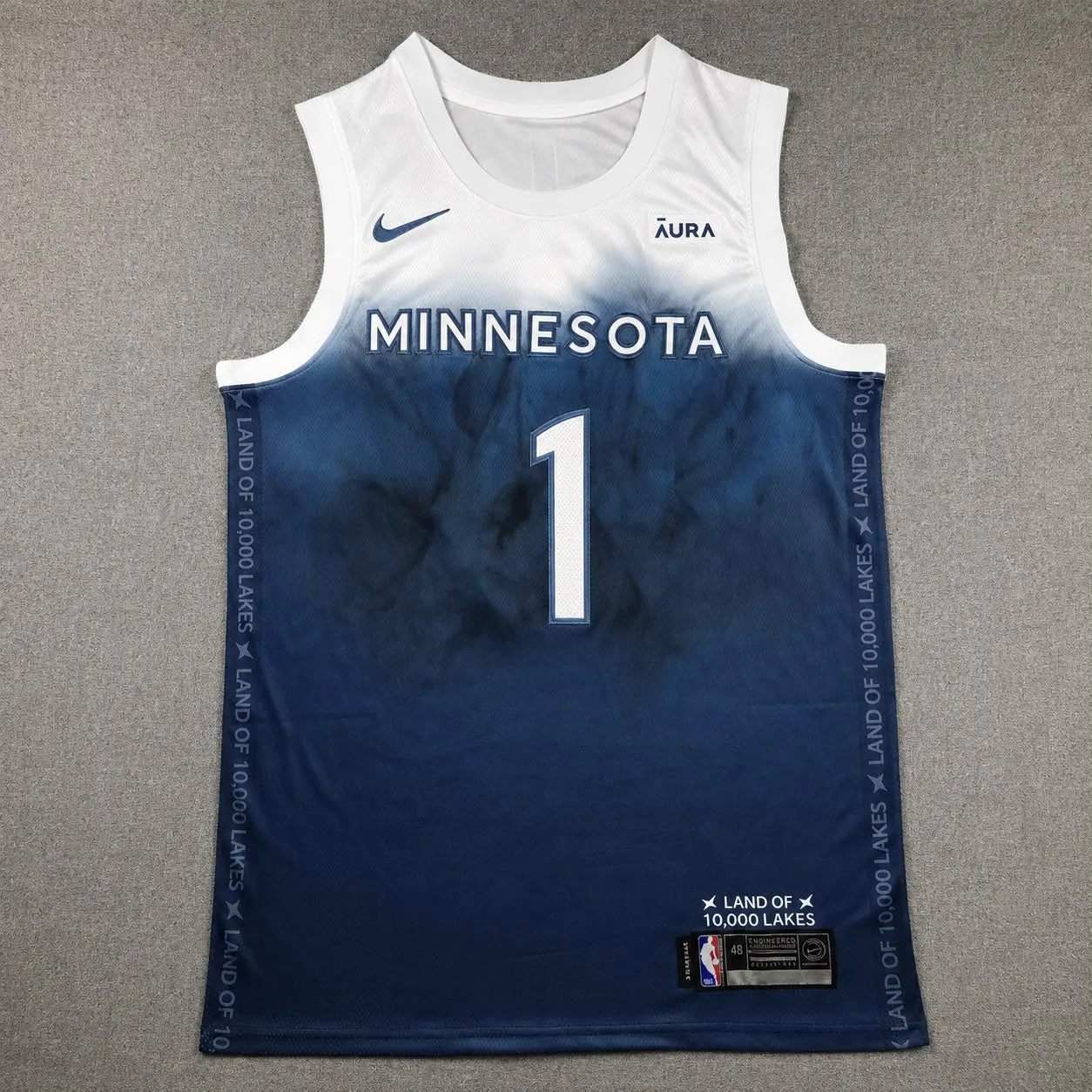 MINNESOTA TIMBERWOLVES LAMELO BALL BLUE JERSEY