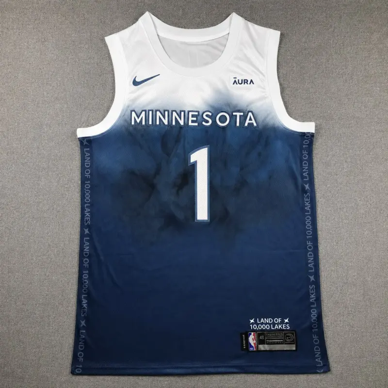 MINNESOTA TIMBERWOLVES LAMELO BALL BLUE JERSEY