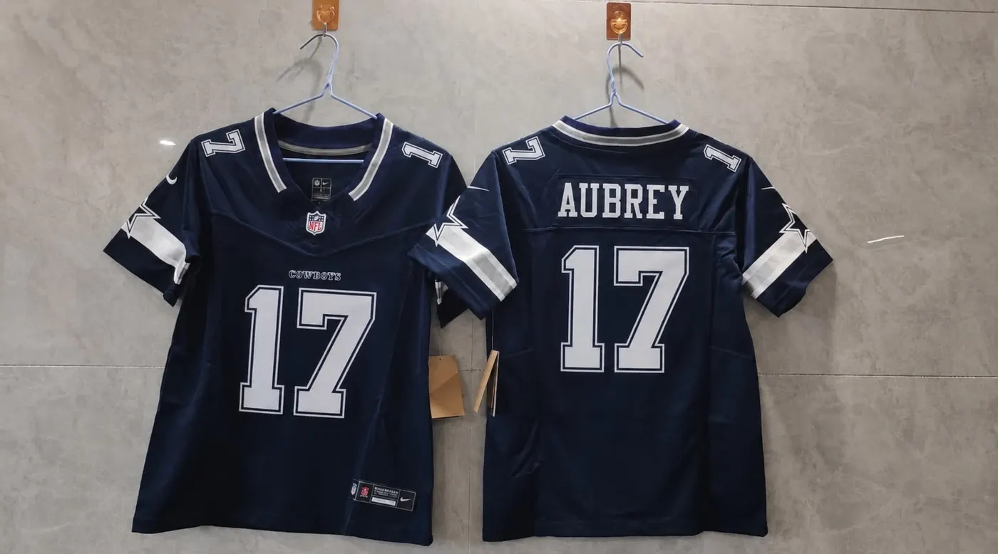DALLAS COWBOYS BRANDON AUBREY BLUE JERSEY