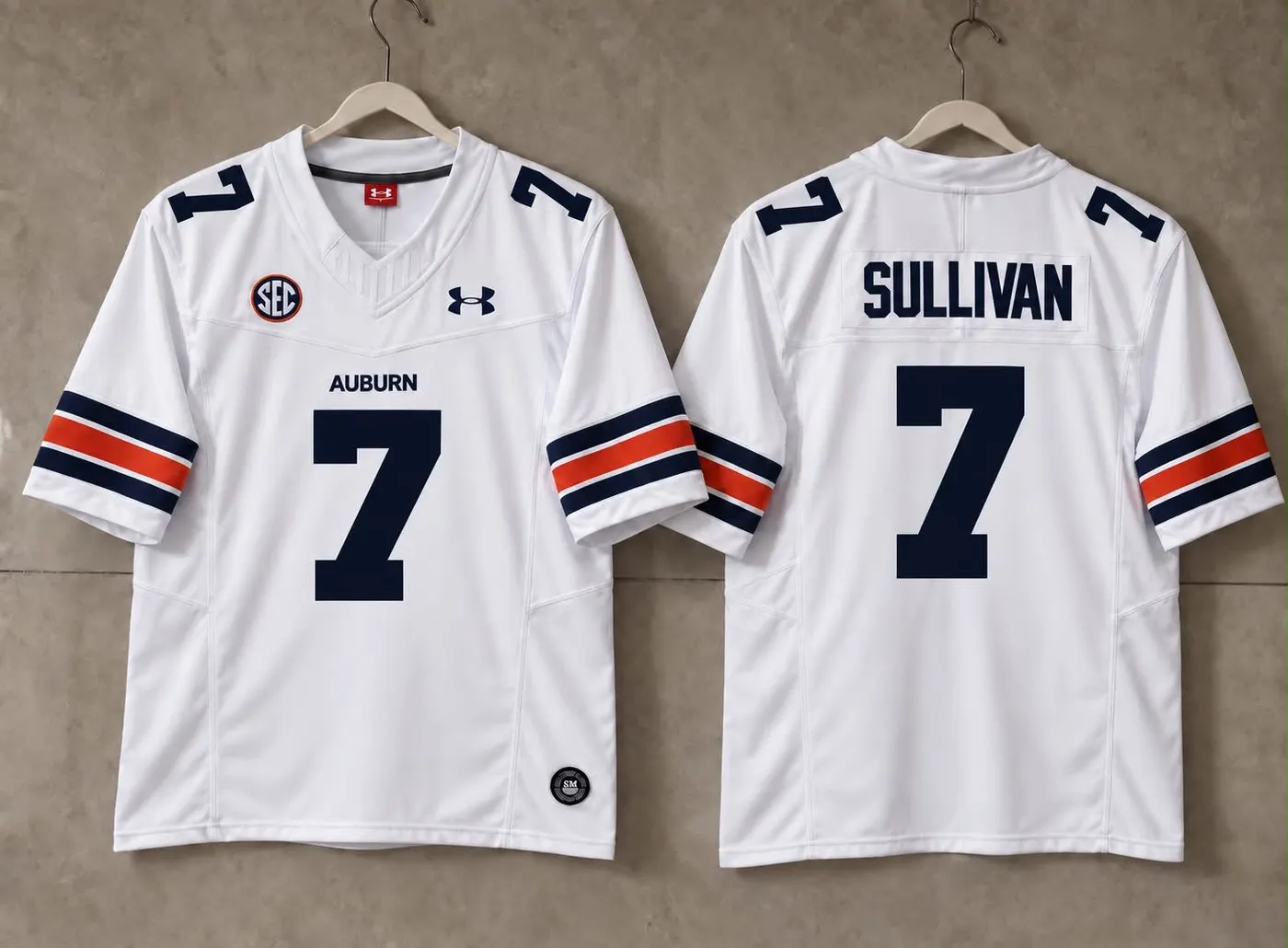 AUBURN TIGERS PAT SULLIVAN ORANGE JERSEY