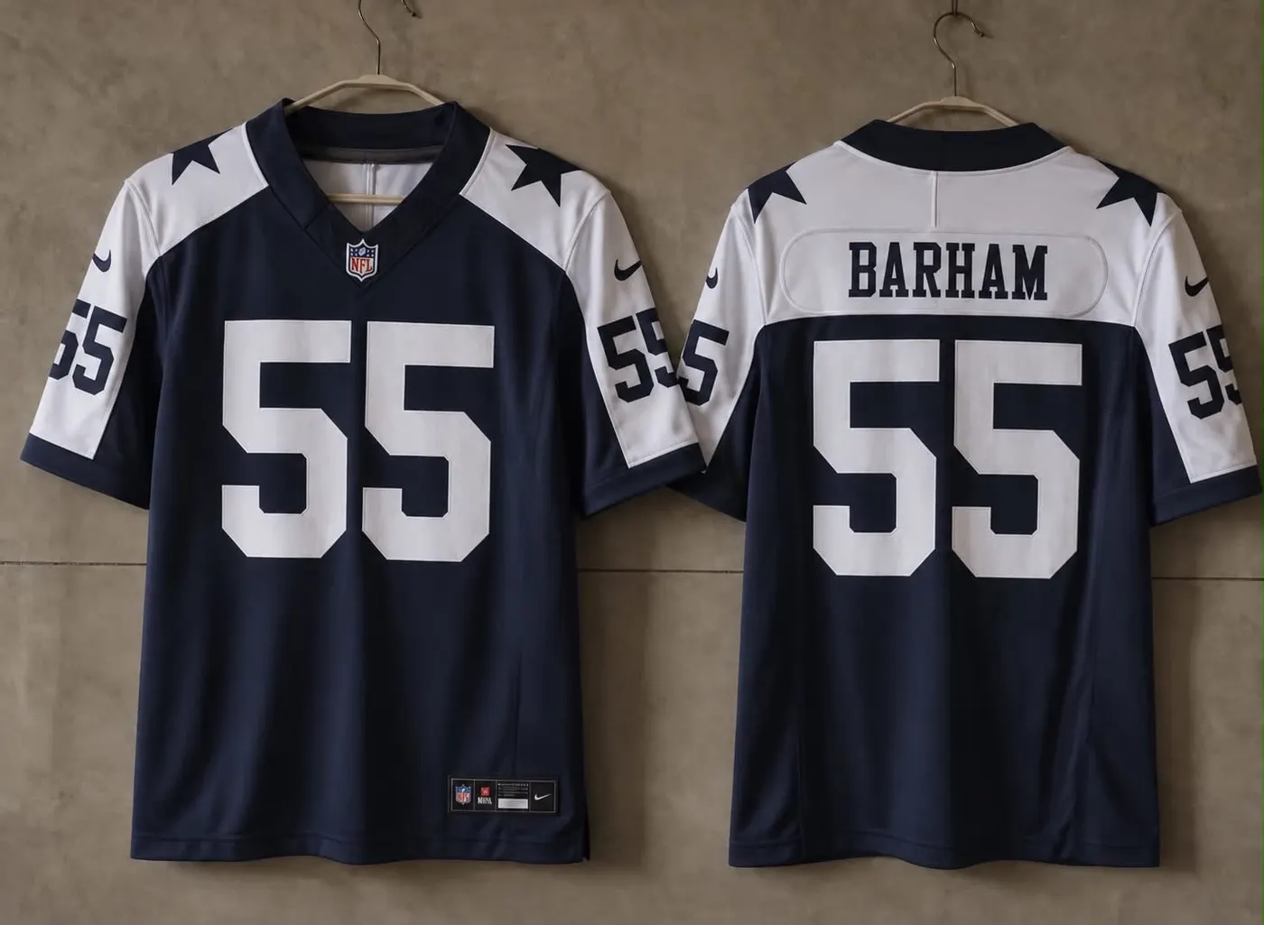 Dallas Cowboys Jaishawn Barham Thanksgiving Jersey