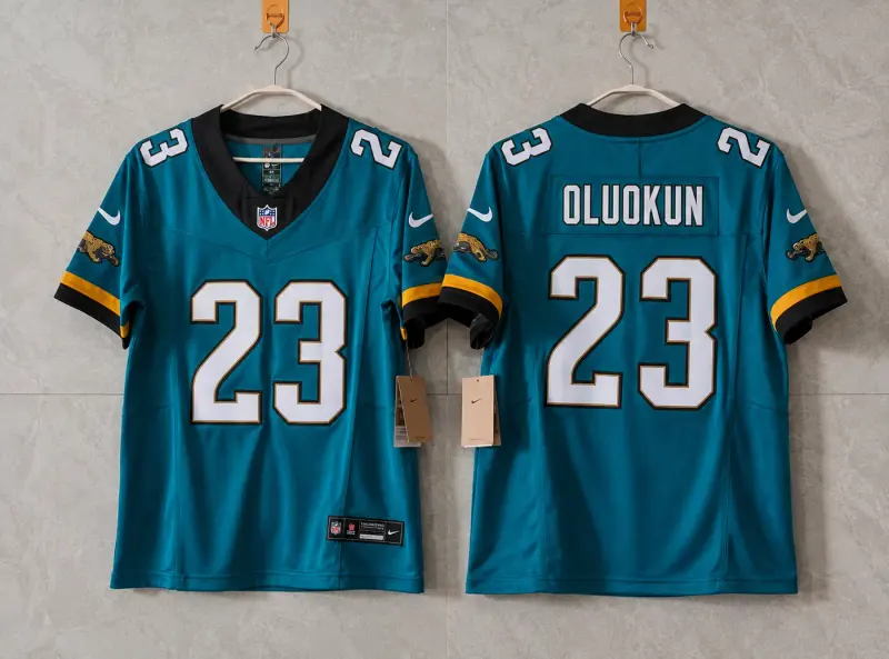 JACKSONVILLE JAGUARS FOYESADE OLUOKUN THROW BACK JERSEY