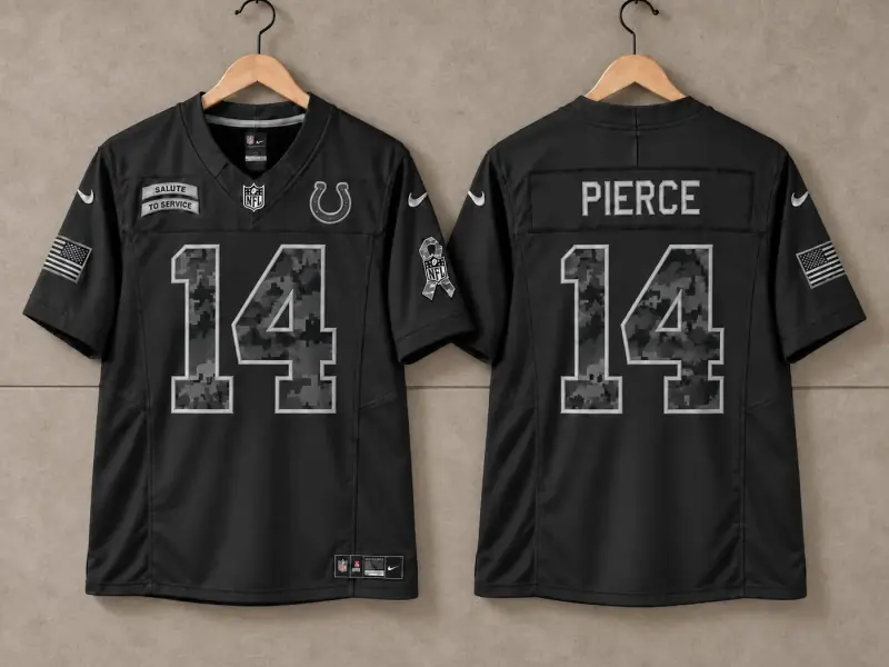 INDIANAPOLIS COLTS ALEX PIERCE SALUTE TO SERVICE JERSEY