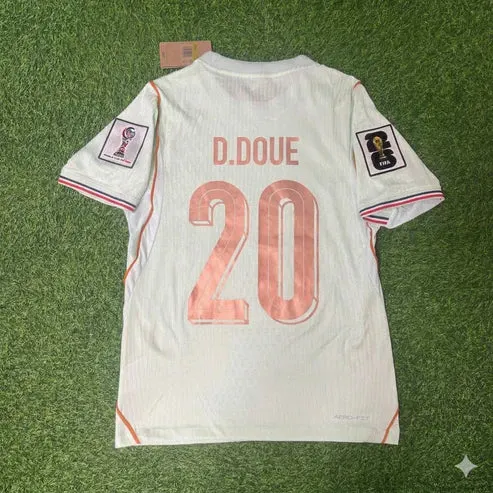 2026 World Cup Desire Doue Team France White Jersey