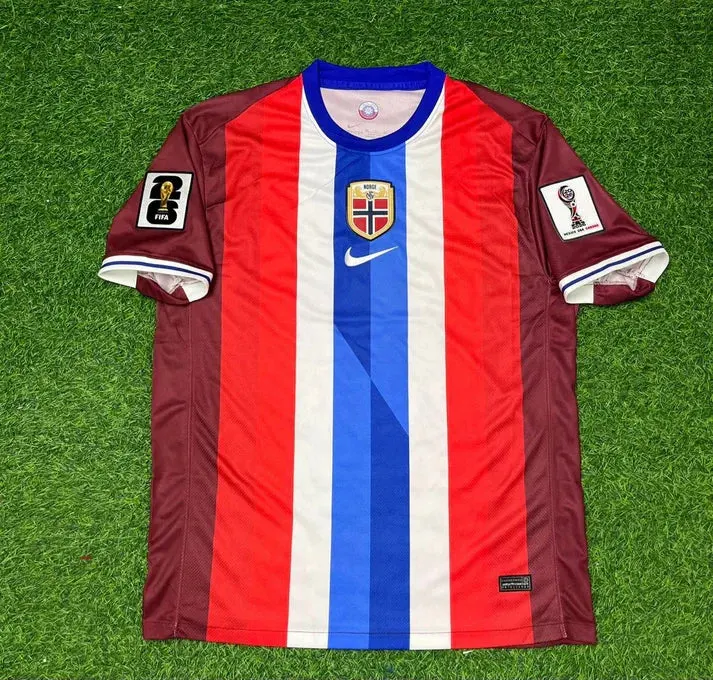2026 WORLD CUP JULIAN RYERSON TEAM NORWAY BURGUNDY JERSEY