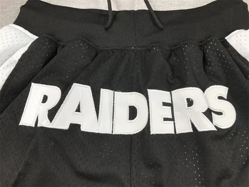 LAS VEGAS RAIDERS BLACK SHORTS