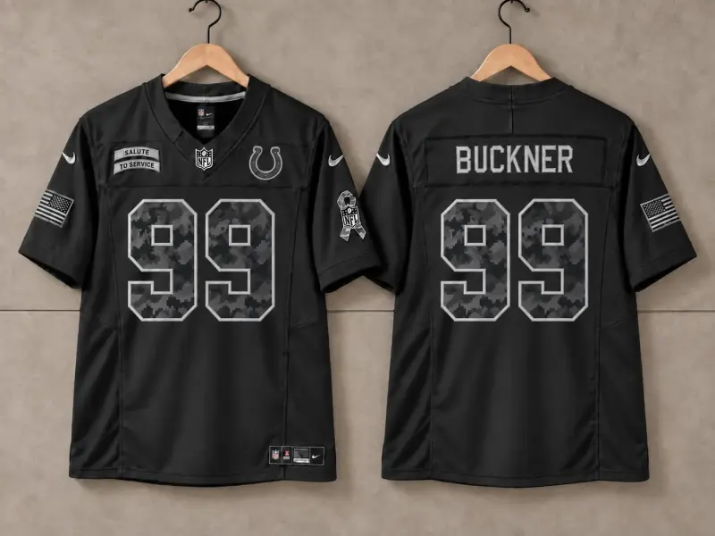 INDIANAPOLIS COLTS DEFOREST BUCKNER SALUTE TO SERVICE JERSEY
