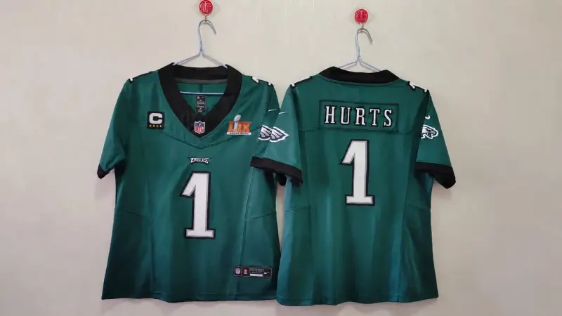 PHILADELPHIA EAGLES JALEN HURTS SUPER BOWL JERSEY