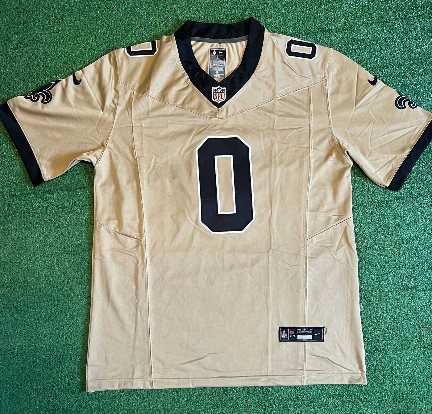 New Orleans Saints Jordyn Tyson Beige Jersey