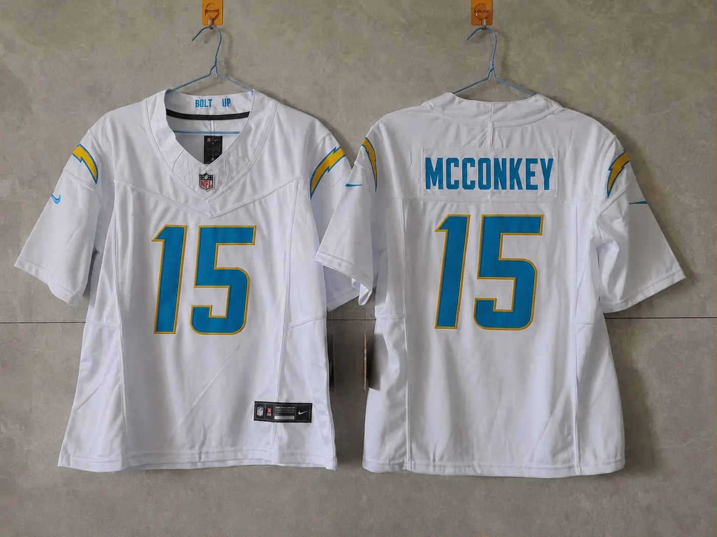 LOS ANGELES CHARGERS LADD MCCONKEY WHITE JERSEY