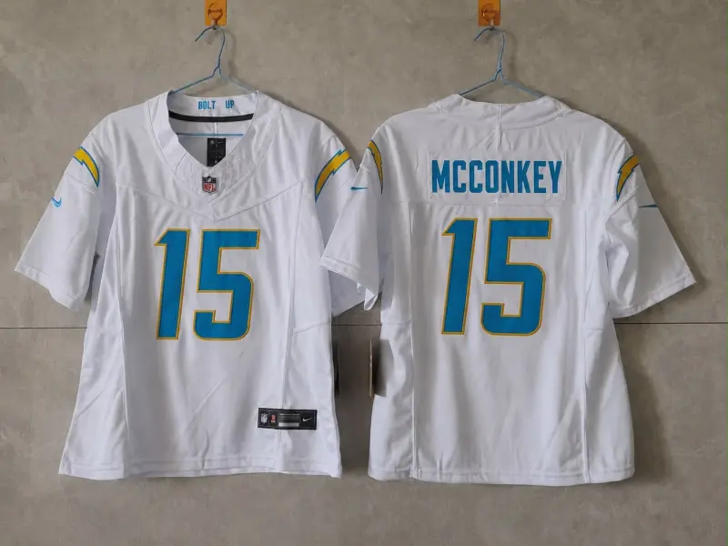 LOS ANGELES CHARGERS LADD MCCONKEY WHITE JERSEY