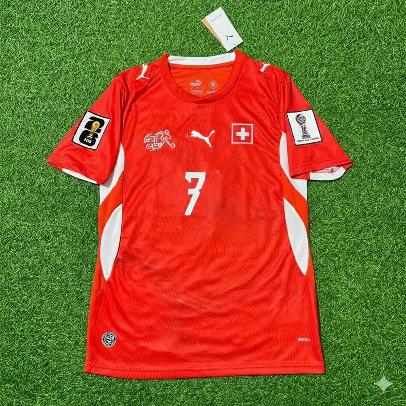 2026 WORLD CUP BREEL EMBOLO TEAM SWITZERLAND RED JERSEY