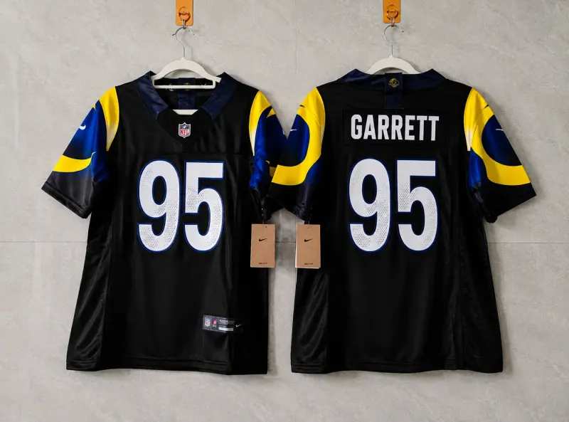 LOS ANGELES RAMS MYLES GARRETT BLACK JERSEY