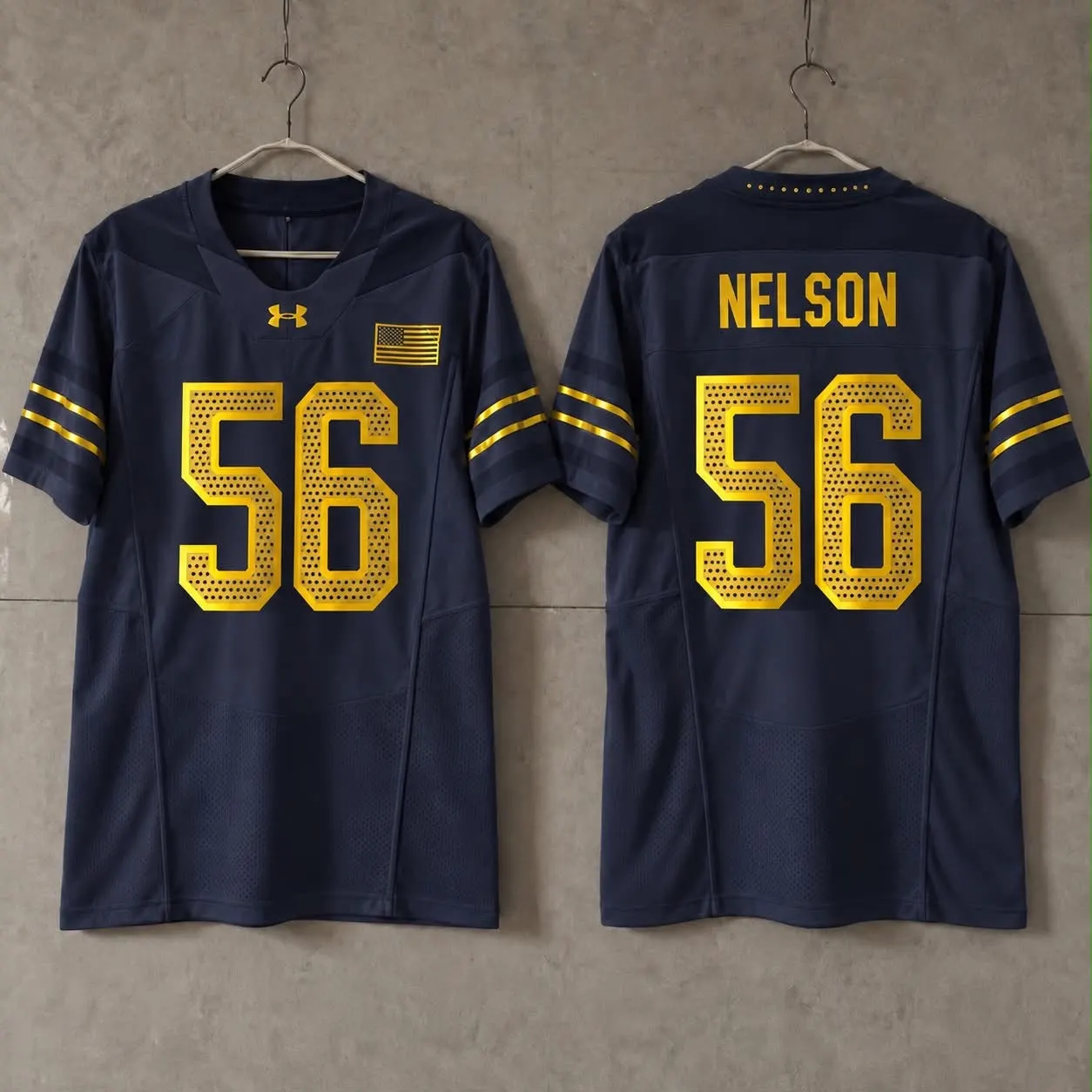 NOTRE DAME FIGHTING IRISH QUENTON NELSON BLUE JERSEY