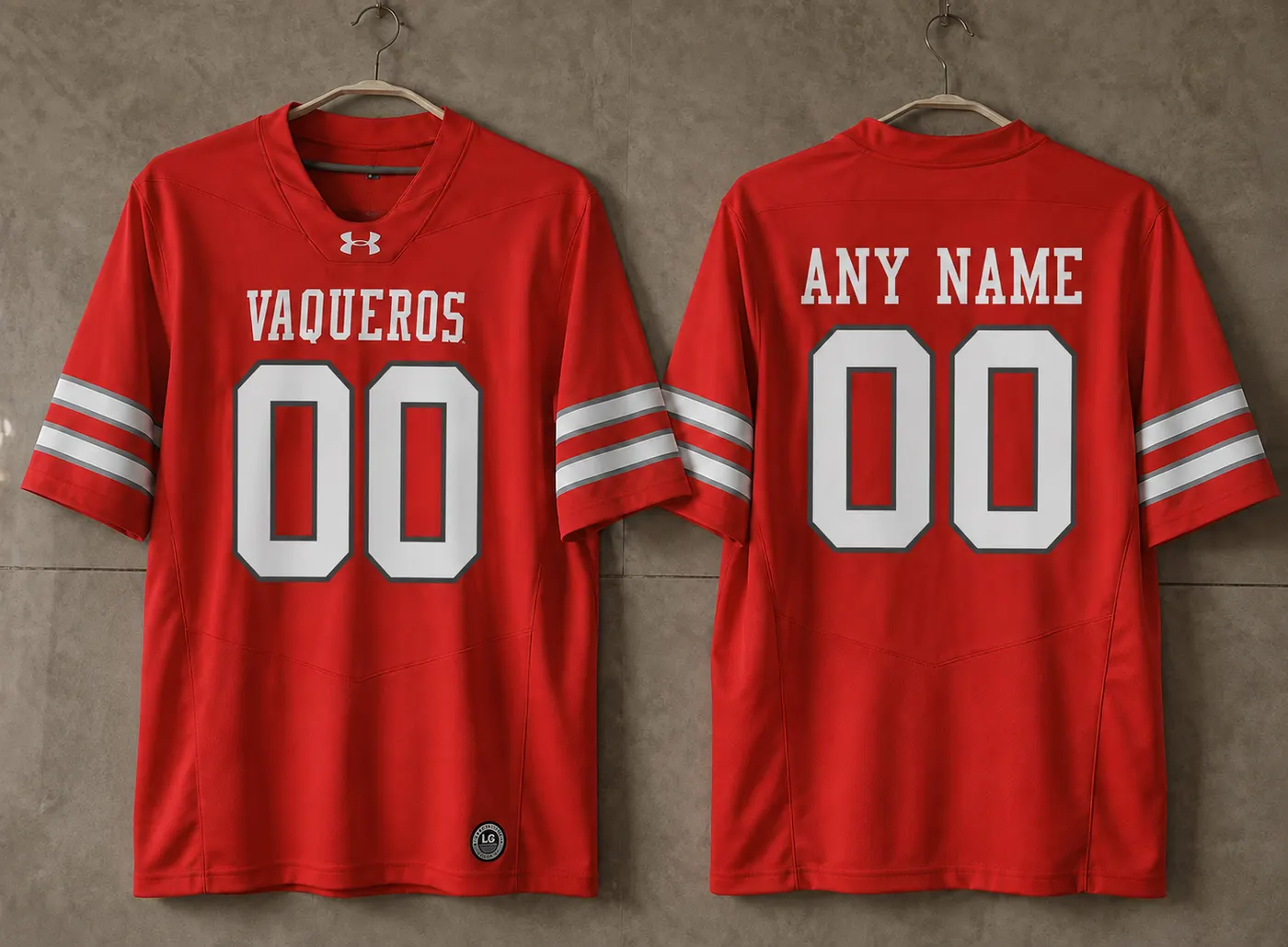 UTRGV VAQUEROS CUSTOM FOOTBALL JERSEY