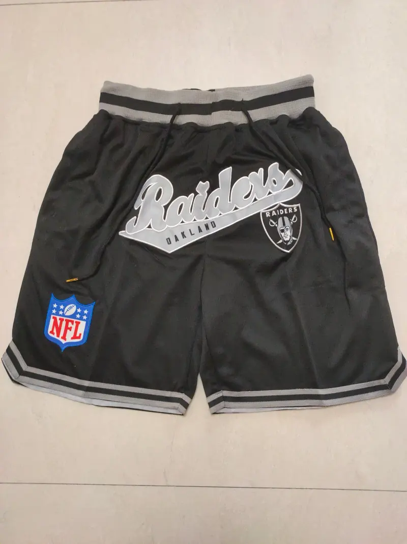 LAS VEGAS RAIDERS BLACK SHORTS