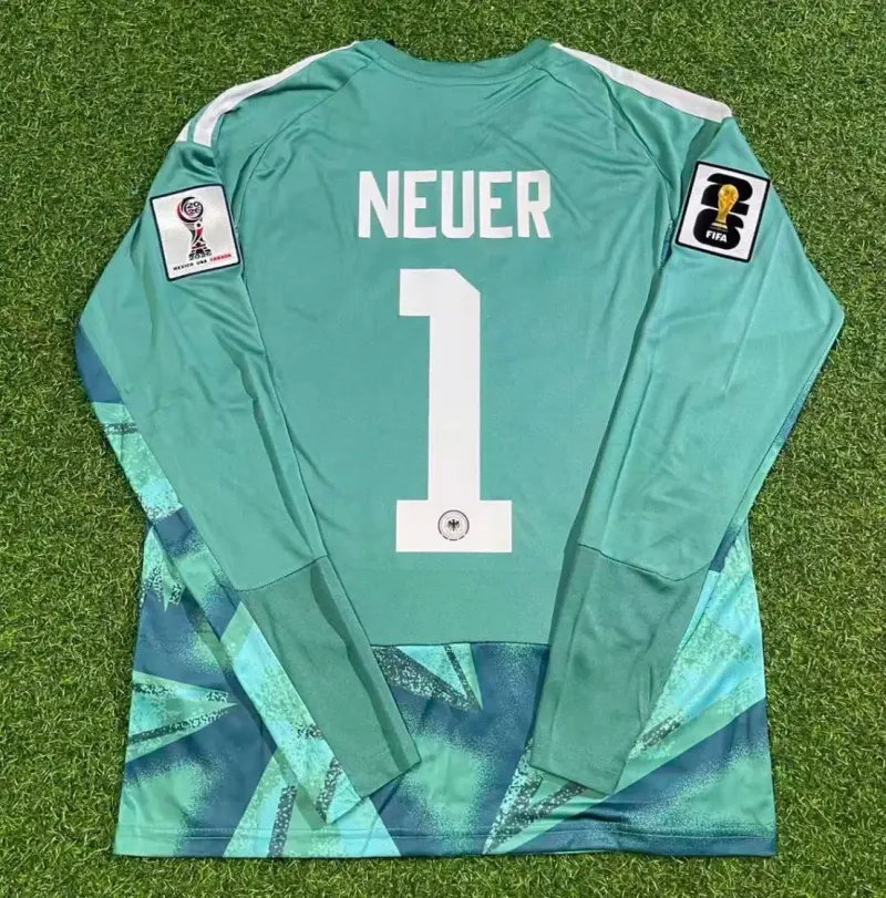 2026 WORLD CUP MANUEL NEUER TEAM GERMANY BLUE JERSEY