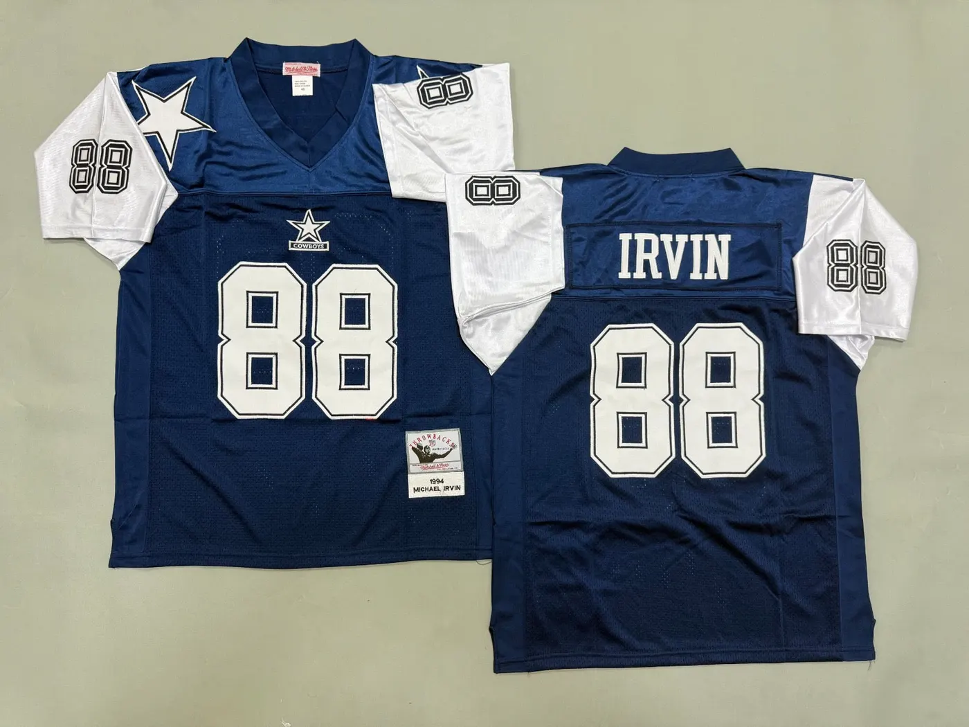 DALLAS COWBOYS MICHAEL IRVIN BLUE VINTAGE JERSEY
