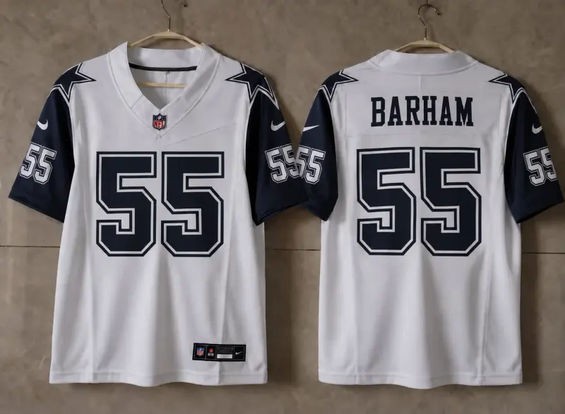 Dallas Cowboys Jaishawn Barham Colorrush Jersey
