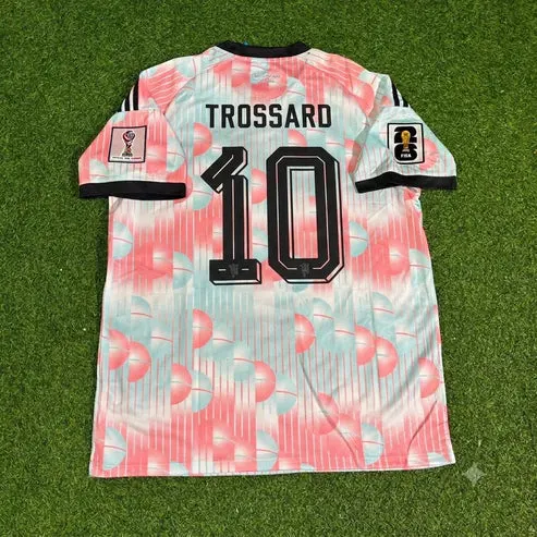 2026 WORLD CUP LEANDRO TROSSARD TEAM BELGIUM RED AND BLUE JERSEY