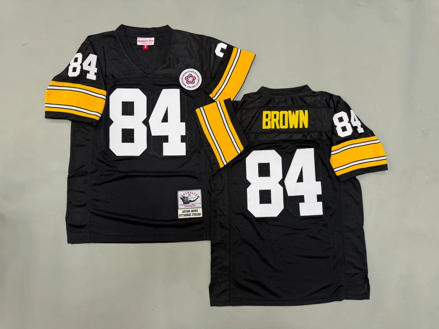 PITTSBURGH STEELERS ANTONIO BROWN BLACK VINTAGE JERSEY