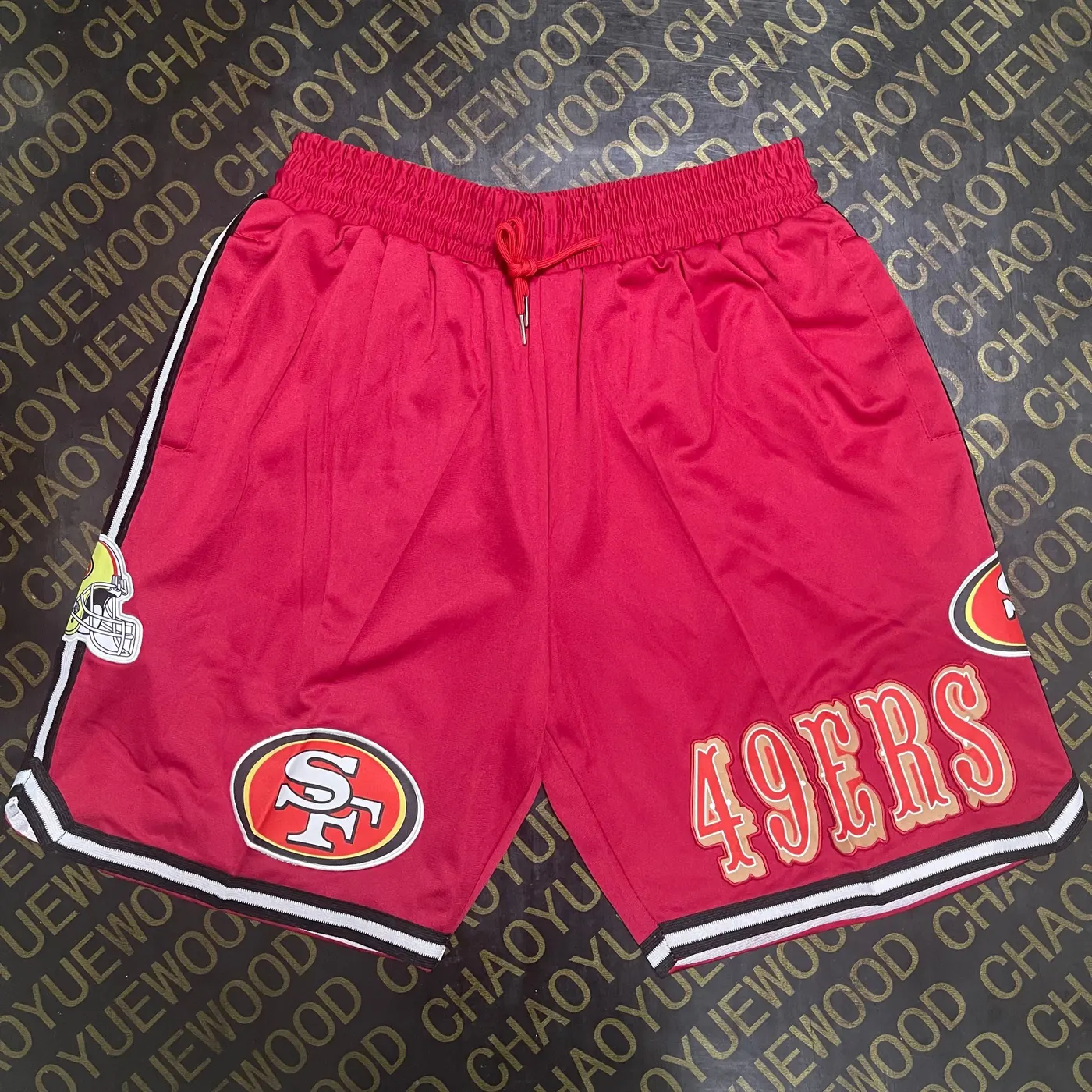SAN FRANCISCO 49ERS RED SHORTS