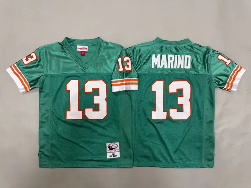 MIAMI DOLPHINS DAN MARINO BLUE VINTAGE JERSEY
