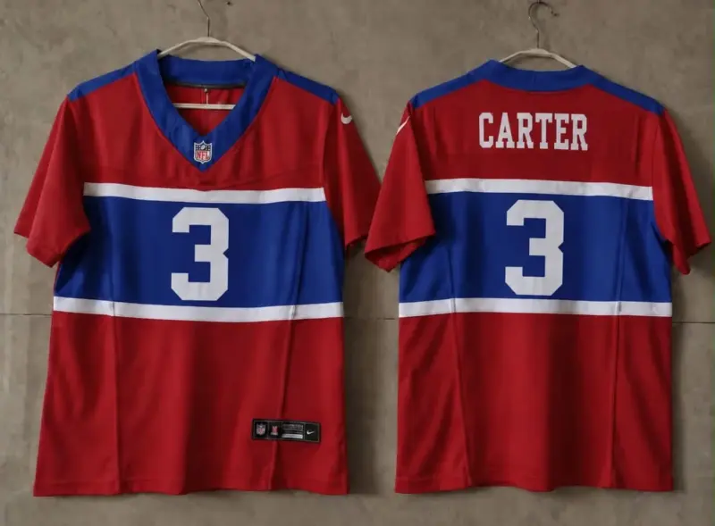 NEW YORK GIANTS ABDUL CARTER RETRO VINTAGE JERSEY