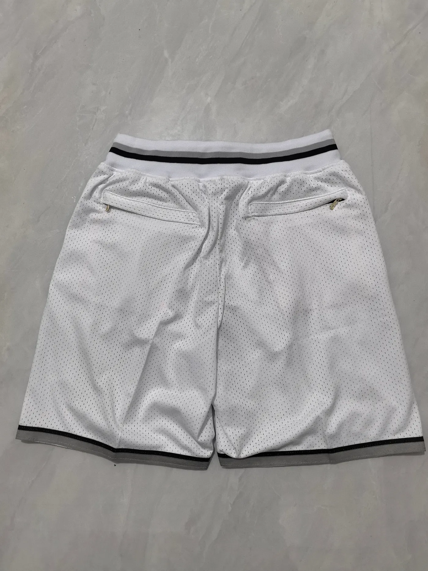 LAS VEGAS RAIDERS WHITE SHORTS