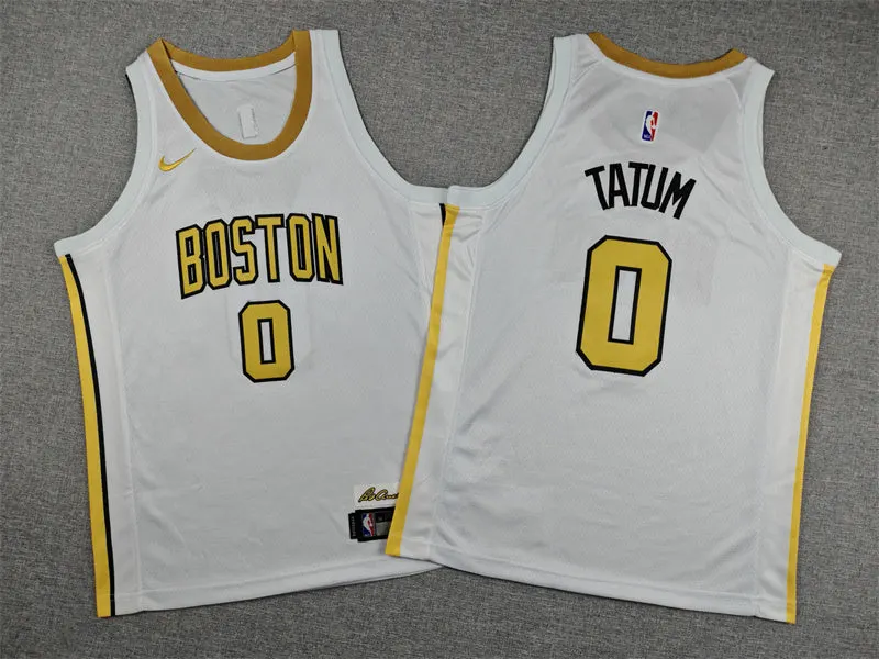 BOSTON CELTICS JAYSON TATUM WHITE JERSEY