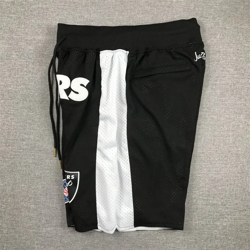 LAS VEGAS RAIDERS BLACK SHORTS
