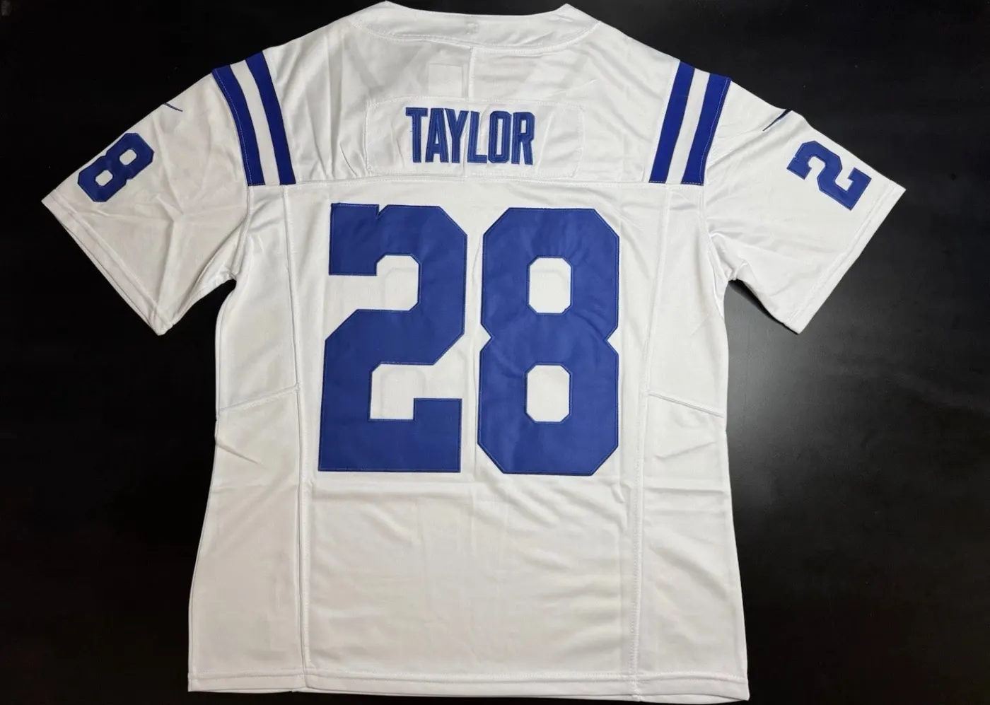 INDIANAPOLIS COLTS JOHNATHAN TAYLOR WHITE JERSEY