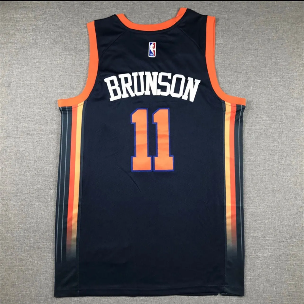 Jalen Brunson Black New York Knicks Jersey