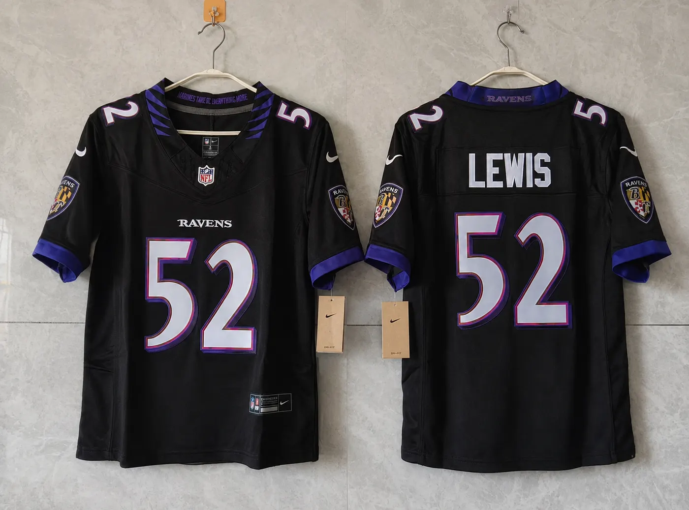 BALTIMORE RAVENS RAY LEWIS BLACK JERSEY