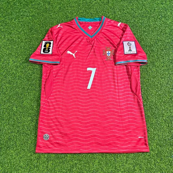 2026 World Cup Cristiano Ronaldo Team Portugal Red Jersey