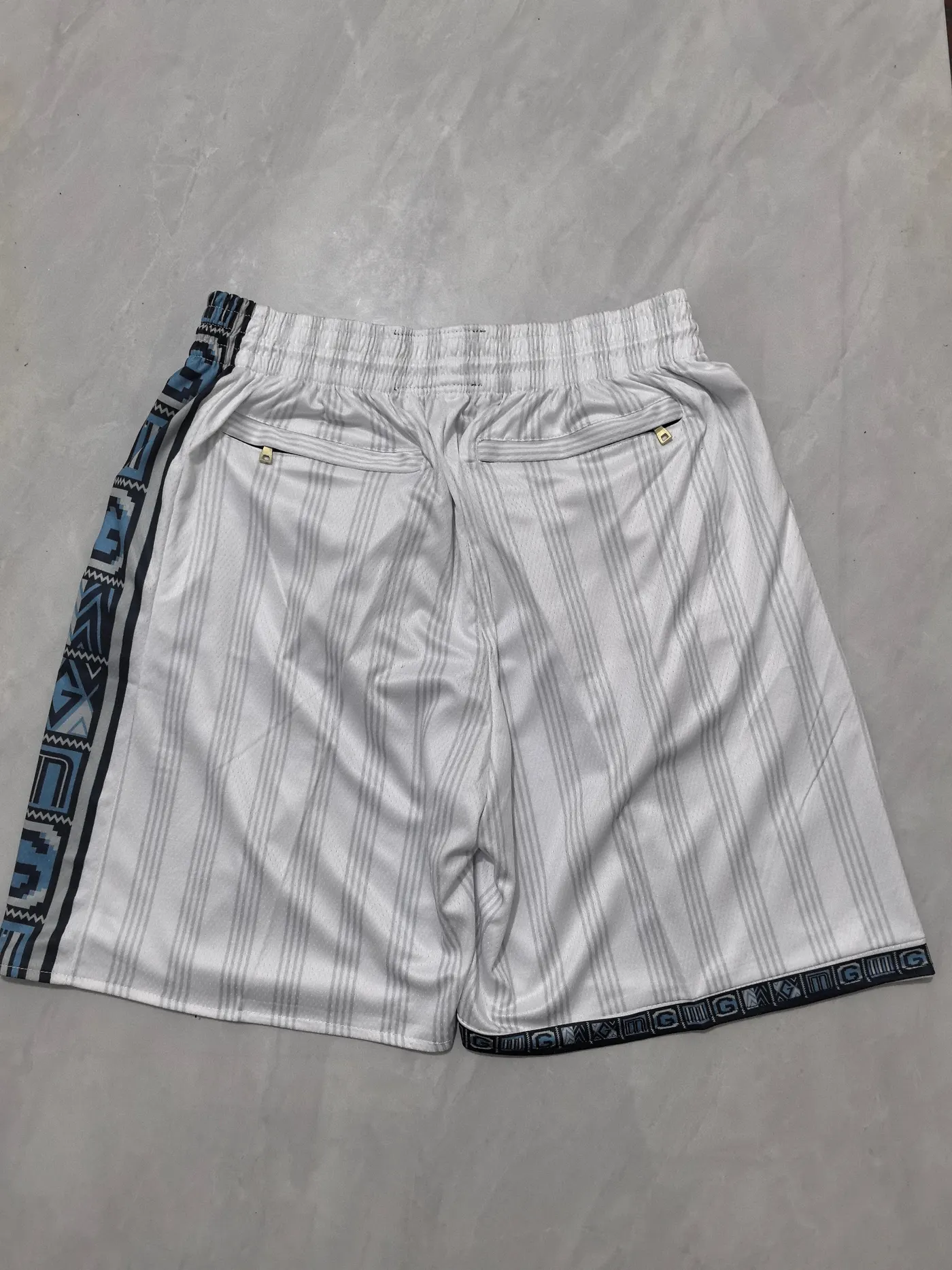 MEMPHIS GRIZZLIES WHITE SHORTS