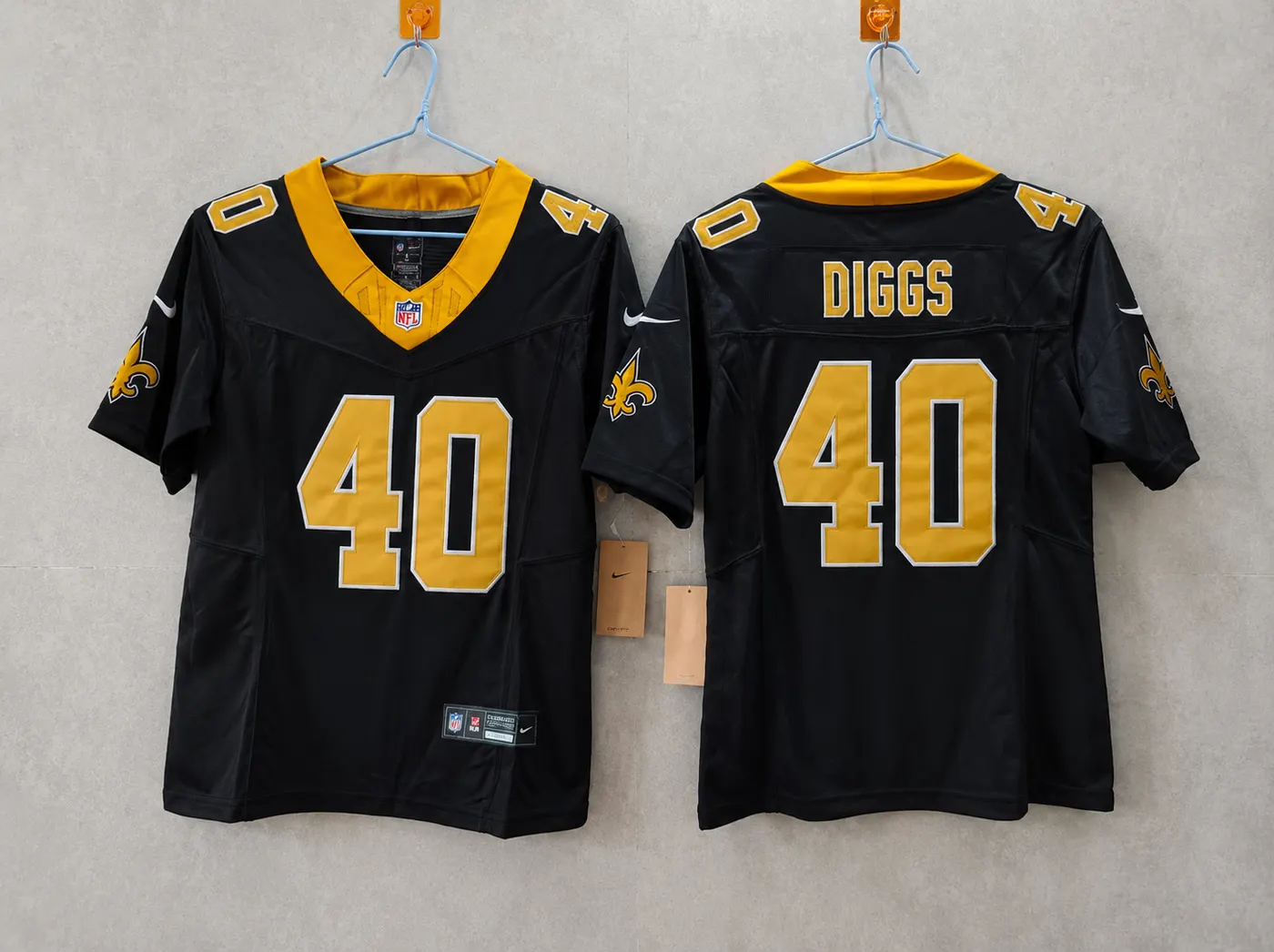 NEW ORLEANS SAINTS FADIL DIGGS BLACK JERSEY