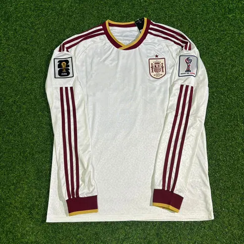 2026 WORLD CUP MIKEL MERINO TEAM SPAIN WHITE JERSEY
