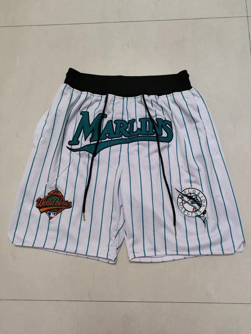 MIAMI MARLINS WHITE SHORTS