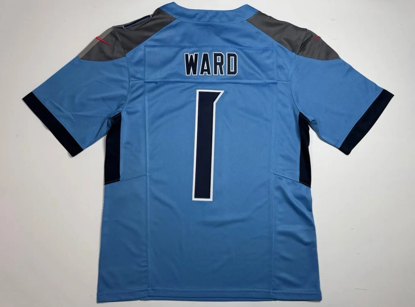 Tennessee Titans Cam Ward Blue Jersey