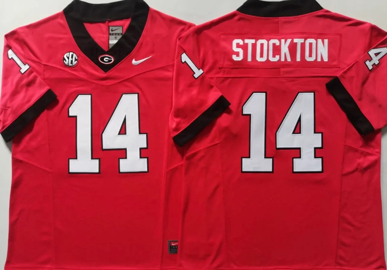 GEORGIA BULLDOGS GUNNAR STOCKTON RED JERSEY
